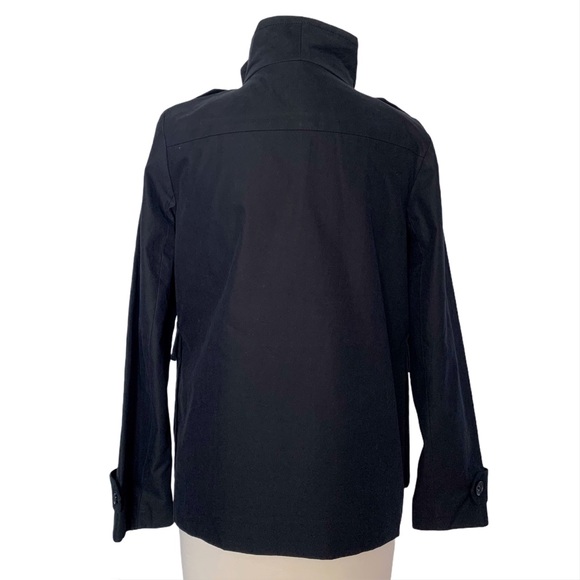 Gap dark navy asymmetric shirt trench coat size XS - Picture 5 of 8